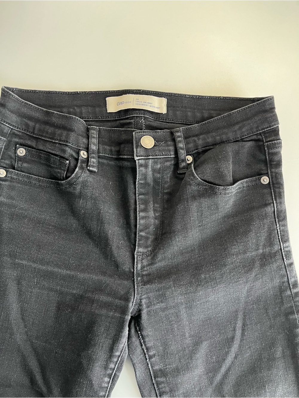 GAP Women's Charcoal Black Skinny Jeans
